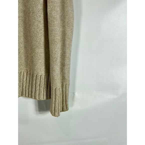 GUIDE SERIES Women's Beige Button Down Ribbed Hooded Sweater SZ 1X - Picture 6 of 13